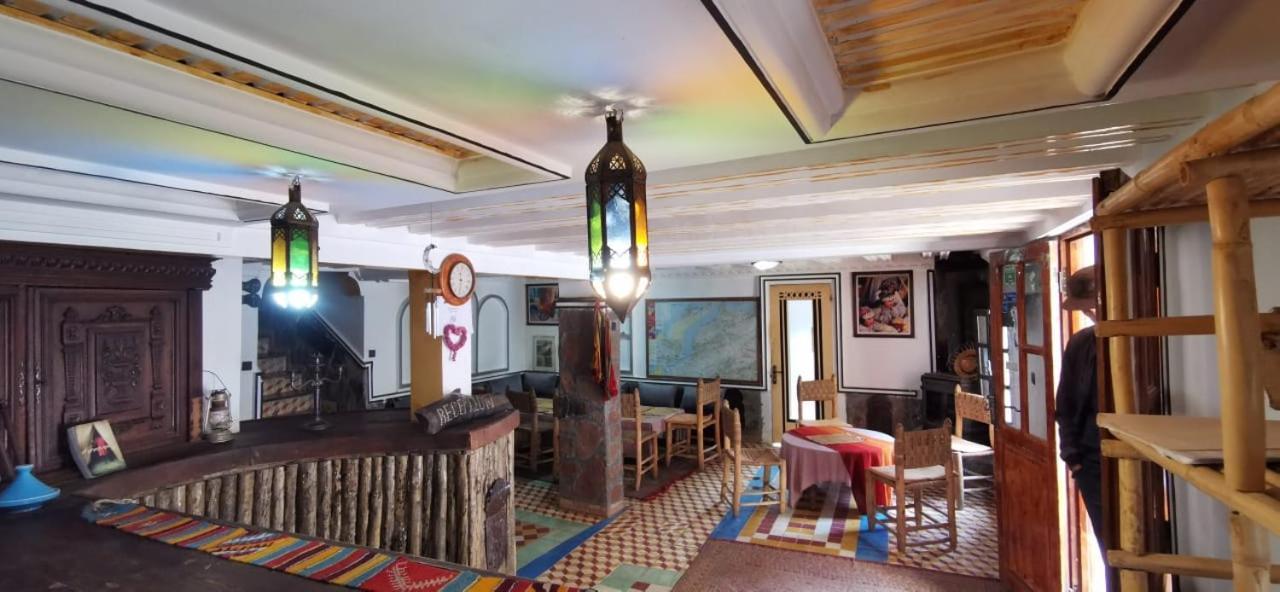 Auberge Des Peupliers Cafe Restaurant Akhendachou n'Aït Ouffi エクステリア 写真